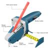 Manual Gypsum Board Cutter Hand Push Drywall Cutting Artifact Tools with Tape Woodworking Cutting Board Tools