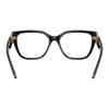 Versace Logo logo hollow design nylon rectangular optical glasses women's black 66014253 VE3387UGB1-Black 54