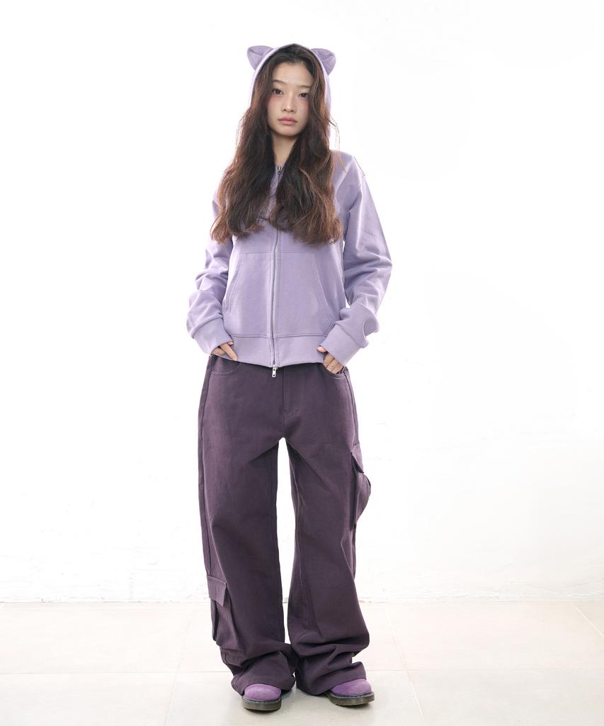 ITZAVIBE Low-Rise Side Pocket Pants