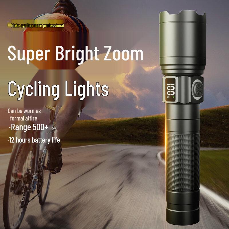NuFeng R9 White Laser Zoomable Bike Light