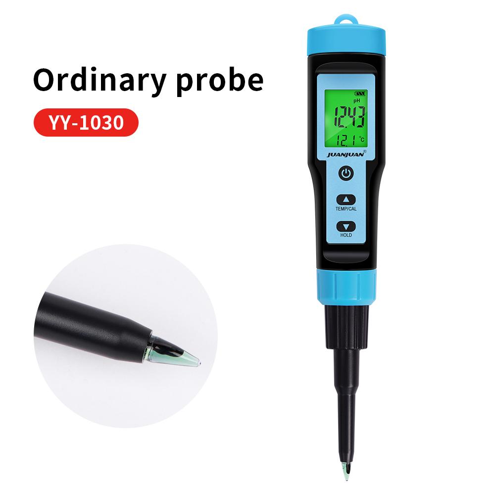YY-1030 Digital Food PH Meter 0.00~14.00 High Accuracy Sensor Temperature Acidity Tester for Brewing Fruit Cheese Meat Canning