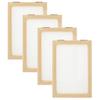 Operitacx Small Wooden Silkscreen Printing Frame with Screen Printing Wooden and Frame 4-Piece Mesh, Screen, Mold,