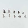 354-Piece Punk Rivet Set: Conical Leather Decoration Studs with Tool