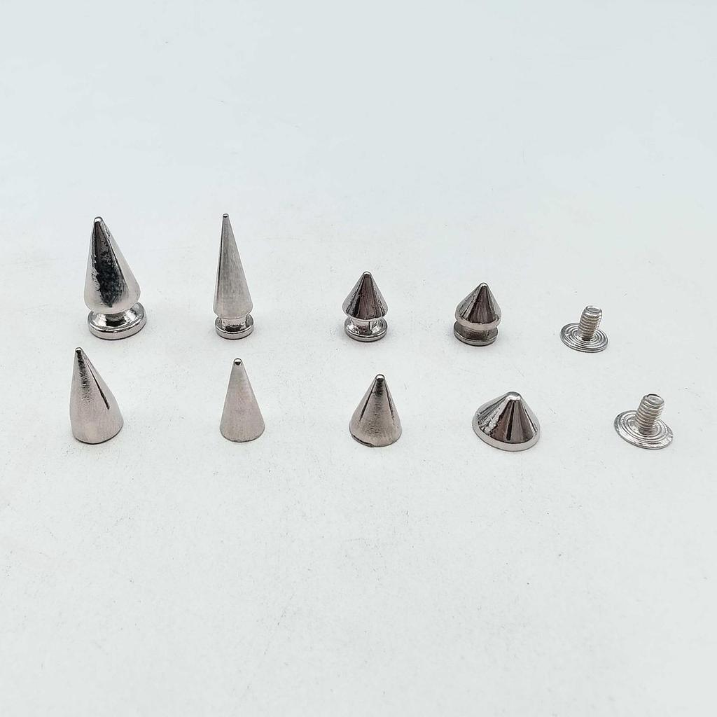354-Piece Punk Rivet Set: Conical Leather Decoration Studs with Tool