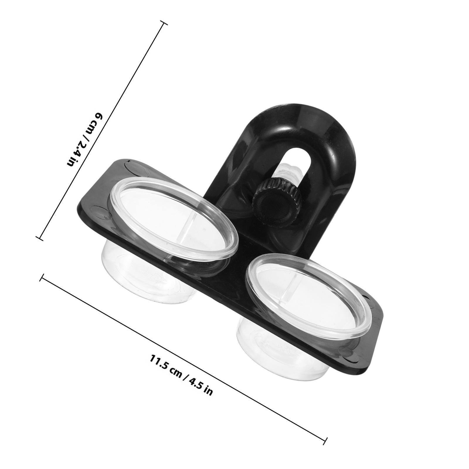 

Reptile Feeder Bowl With Suction Cup Food Water Container For Turtle Gecko Lizard Chameleon Scorpion Glass Acrylic Enclosures