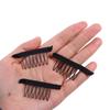 For Hairpiece Caps Wig Caps Clips Black Lace Hair Extensions Wig Clips Hair Comb Wig Accessories