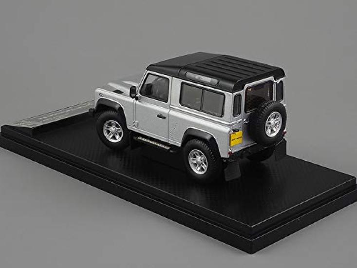 Almost Real Land Rover Defender Silver Scale Complete Diecast Car 410207 1990-2014 - 1/43