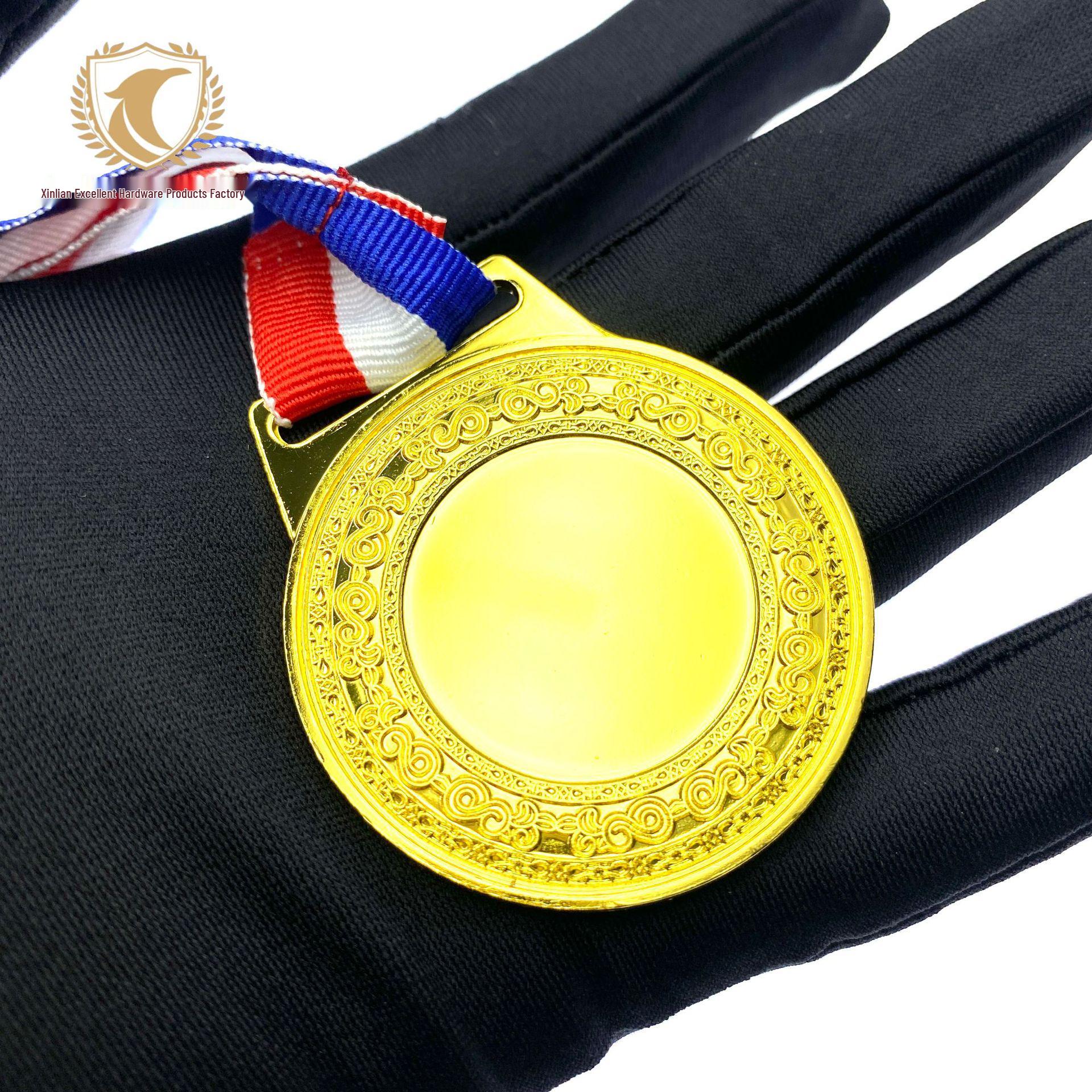 Custom Gold & Silver Medals: Competition Souvenir Plaques for Marathons & Sports Events