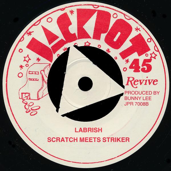 

7inch Record BOB MARLEY / KING SCRATCH, STRIKER - Mr. Chatterbox / Labrish JPR7008 Jackpot UK Reggae, Ska & Dub Used