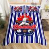 Baseball King Queen Duvet Cover Colorful Gradient Bedding Set Ball Sport Game Quilt Cover Rainbow Soft Polyester Comforter Cover
