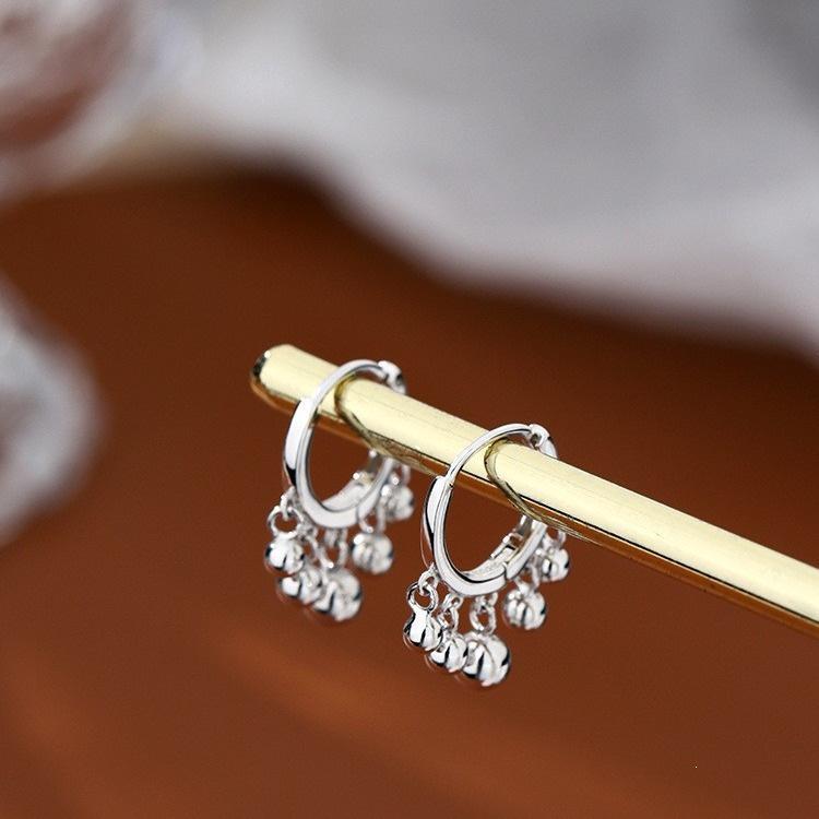 2022 New Style 925 Sterling Silver Needle Tassel Ear Cuff: Women's Niche Summer Stud & Hoop Earrings