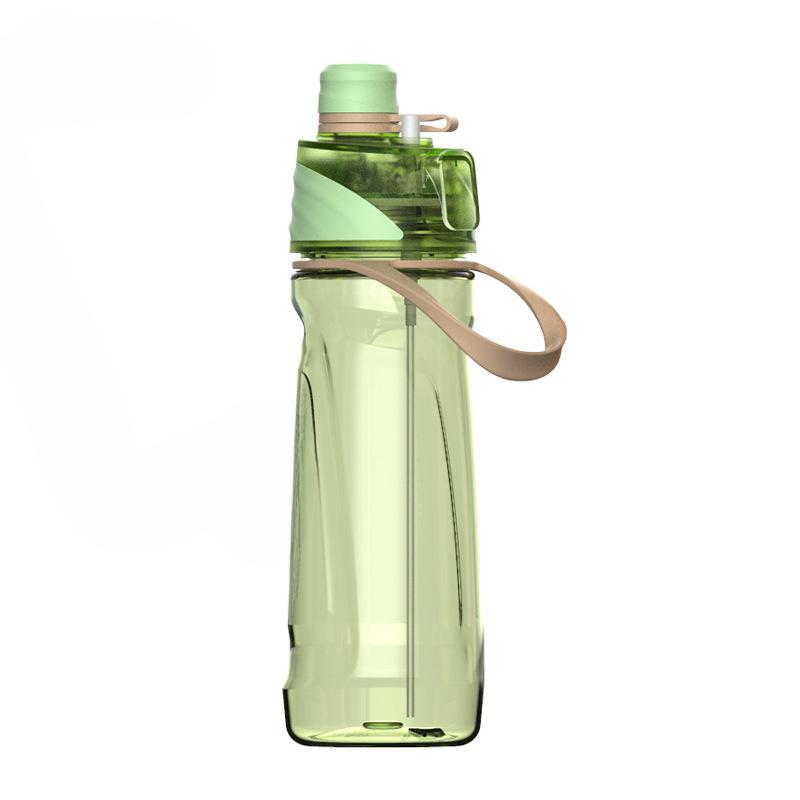 Tazza Portatile con Spruzzatore d'Acqua per Mantenere il Freddo Ideale per Esercizio Fitness Attività all'Aperto in Estate