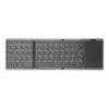 Ultradünne kabellose Bluetooth-Tastatur mit Touchpad für Handys & Tablets