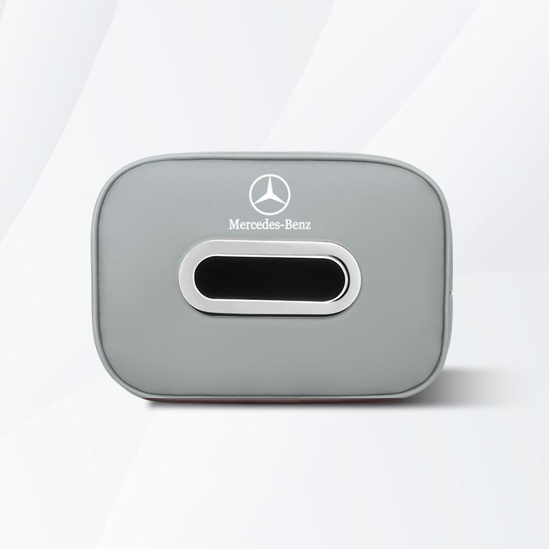 

GLC GLB Автомобильная салфетница Сумка для хранения бумажных полотенец в подлокотнике сиденья Для Mercedes Benz AMG W203 W206 W220 W205 W211 W212 W201 W210 W108 серый