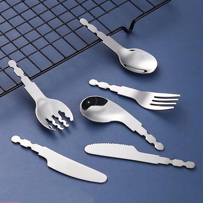 Kinder Edelstahl Besteck Rohlinge Halbfertiges Löffel Gabel Set Für Babyfütterung Kleinkinder Ergonomischer Griff