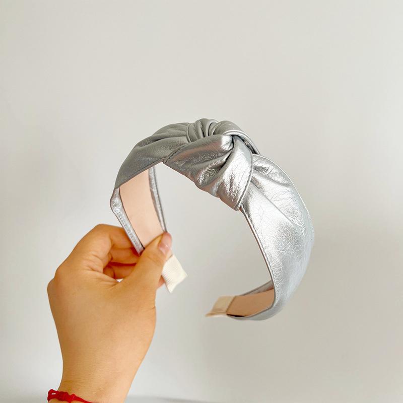 

Винтажный женский головной убор ПУ кожа ткань завязанные повязки на голову для взрослых вечеринка головной убор взрослый обруч для волос аксессуары