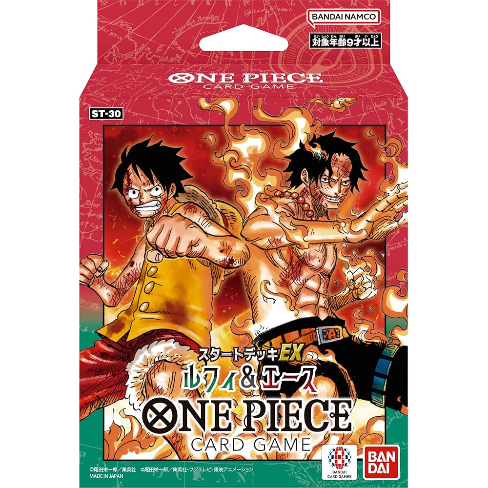 Bandai One Piece Card Game Start Deck EX Luffy & Ace ST-30 Collectible Trading Card Game