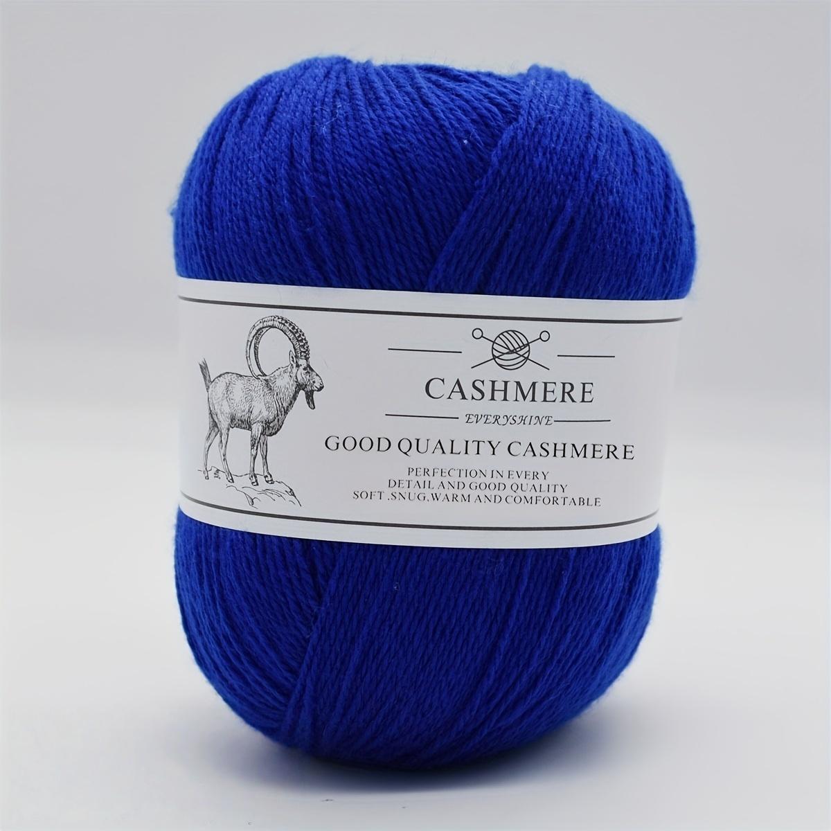 

Пряжа премиум-кашемира для вязания спицами и крючком – 50 г/1,76 унции, 320 м/350 ярдов, ультрамягкая тонкая шерсть ручной работы (Спицы 1,5-2,5 мм) Свитера DIY-поделки