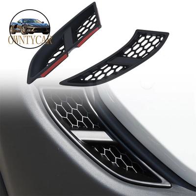 For Toyota Land Cruiser 250 Prado LC250 2024 2025 ABS Car Front Bumper Fog Lamp Grille Air Vent Cover Trim Exterior Accessories