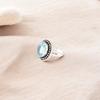 Sky Blue Topaz Gemstone 925 Sterling Silver Jewelry Ring Gift For Girlfriend RR-62-16