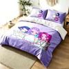 Kpop Demon Hunters 3pc Duvet Cover Set Simple Modern Bedding Set Wrinkle Resistant Soft Fabric All Season Use a Perfect Gift