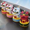 Maskottchen Ornament Chinesischer Stil Glücklicher Tanzender Löwe Modell Solarbetrieben Heimdekoration Feiertagsgeschenke Bringen Reichtum Glück