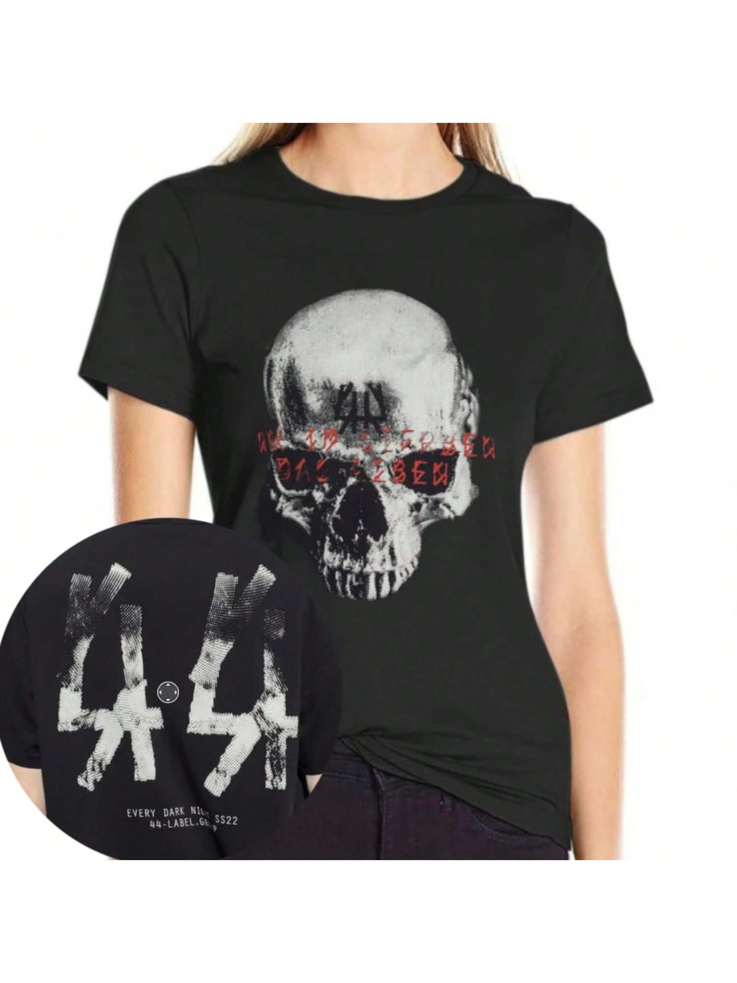 

44 Label Group The Latest Explosive American Retro Korean Unisex Size S-4xl Cotton Tshirt High Quality And High Weigh XXXXXL