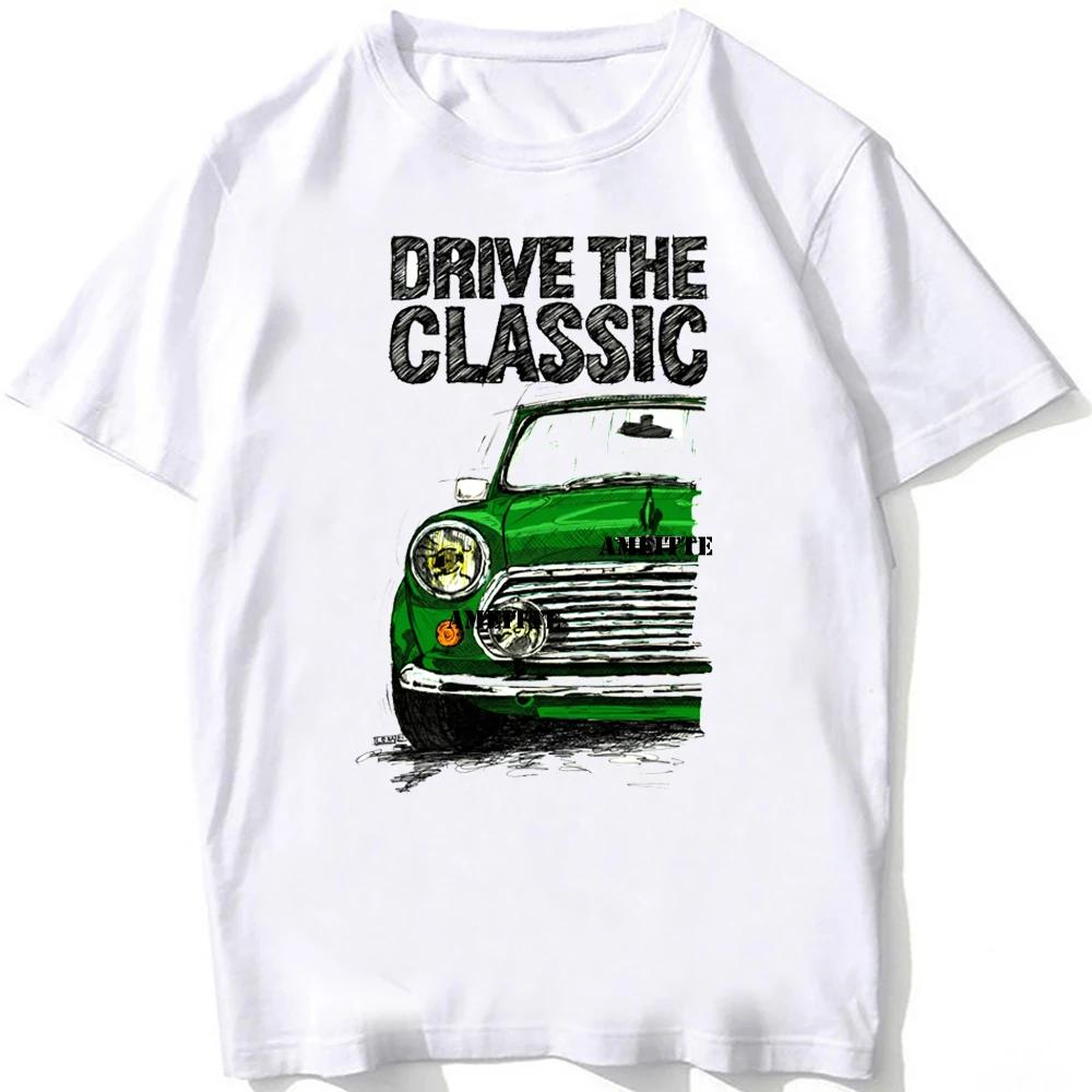 Drive The Classic Cooper Sport T-Shirt Men Short Sleeve Hip Hop Boy Casual Tees Harajuku Small Car Design Funny White Tshirt