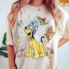 Comfort Colors® Pluto Costume Mickey Sorcerer Shirt, Disney Pluto Dog with Magic Broom Tee, Hollywood Studios Matching, WDW Family Trip 2026