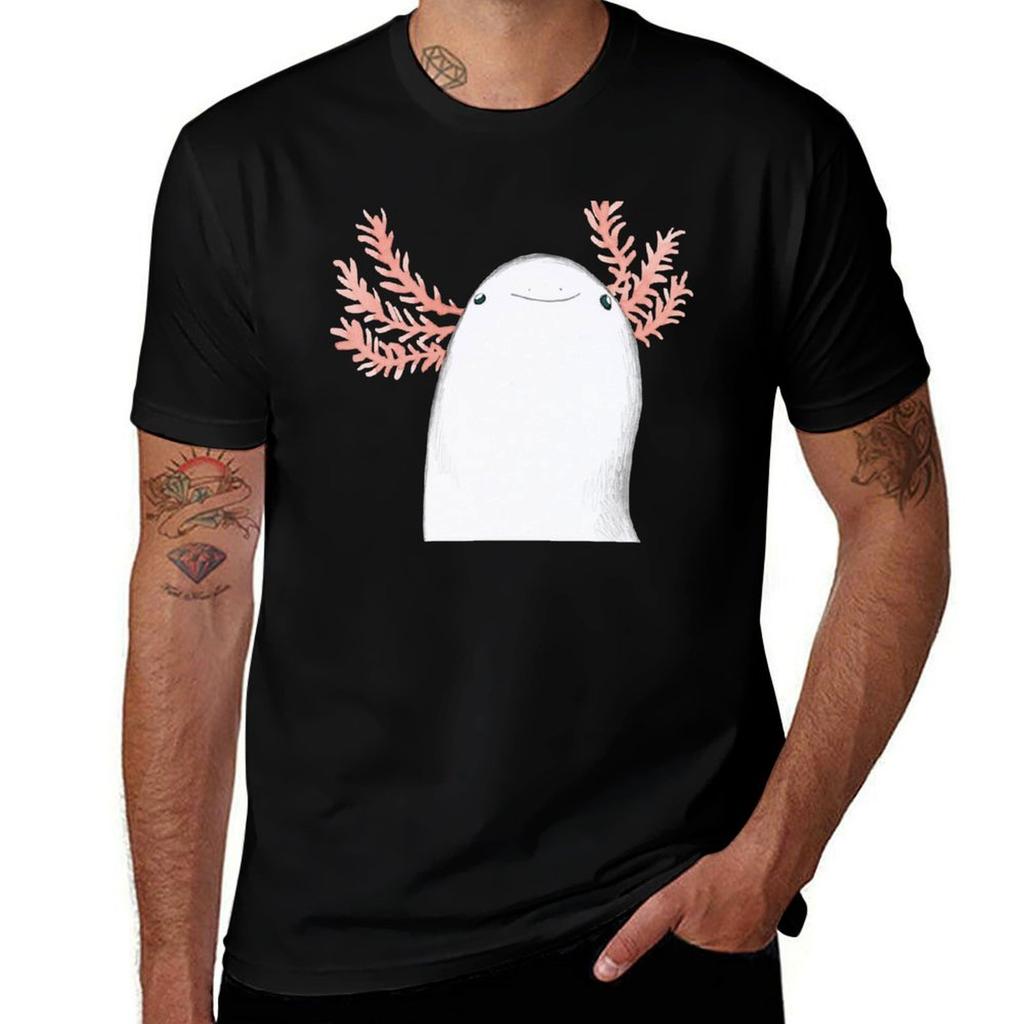 Axolotl CloseUp TShirt High Elasticity Sports TShirt
