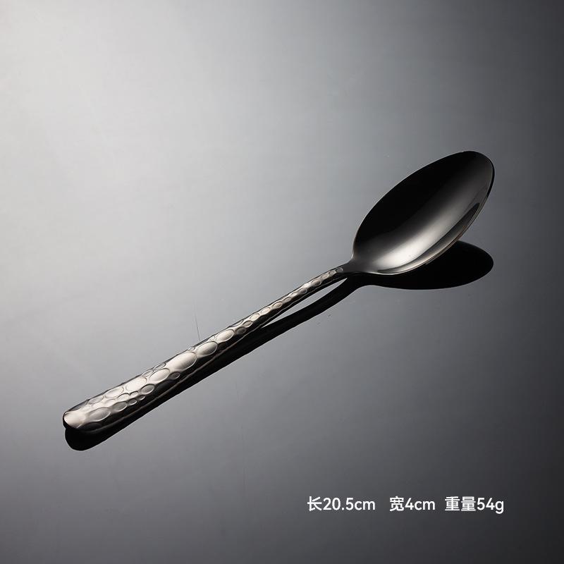 Nerezová ocel 410 vzor kapek vody nůž, vidlička a lžíce hotelový západní příbor steakový nůž a vidlička sada reliéf