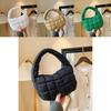 Fashionable Unisex Korean Cloud Handheld Bag In Various Colors With Chic Quilted Texture