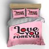 Love You Forever Bedding Set Bedding Duvet Cover Set Duvet Cover Pillowcases (1 * Duvet Cover 2 * Pillowcases, Without Duvet Insert)