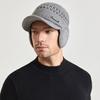Coldproof Ear Protection Wool Cap Solid Color Knitted Skullies Fashion Pullover Hat  Winter