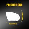 For -24 Toyota RAV4 Mirror Glass Heated Blind Spot Detection Passenger Side
