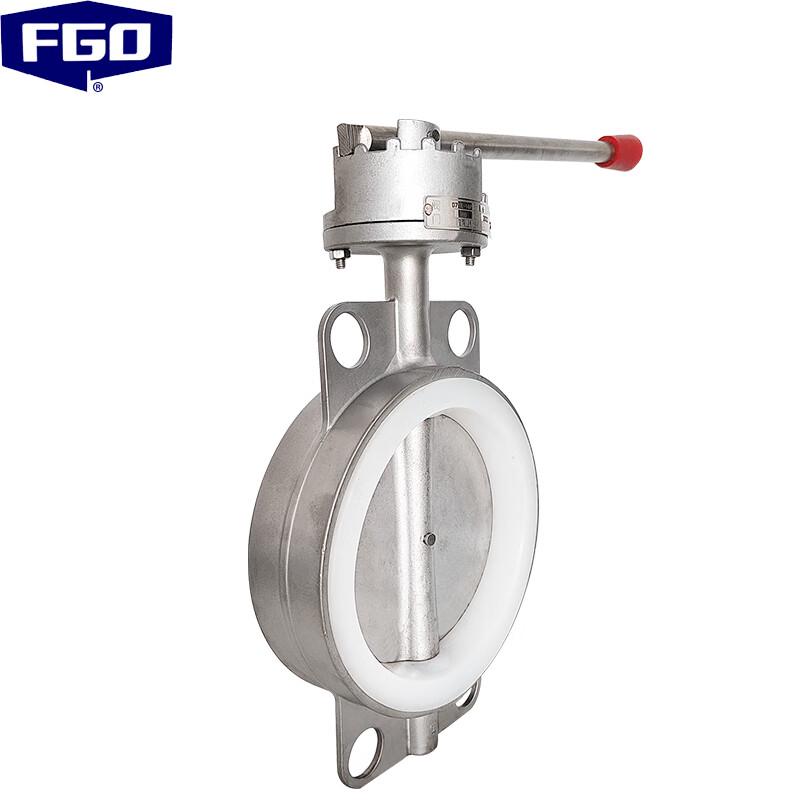 FGO Stainless Steel Wafer Butterfly Valve