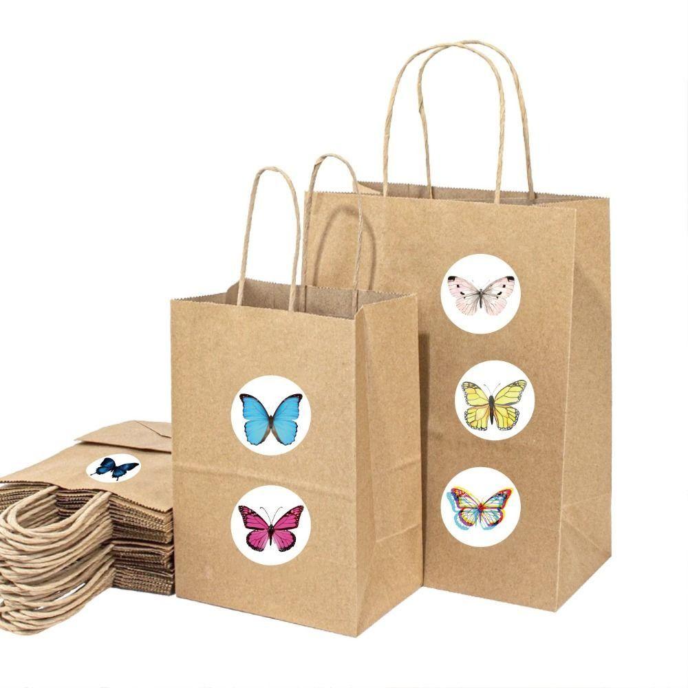 Round Label Stickers DIY Seal Label Colorful Sticker Roll Stationery