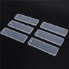 The New 6 Pcs/Set Rectangle Silicone Bookmark Mold DIY Bookmark Mould Making Epoxy Resin Jewelry Craft Transparent Mold