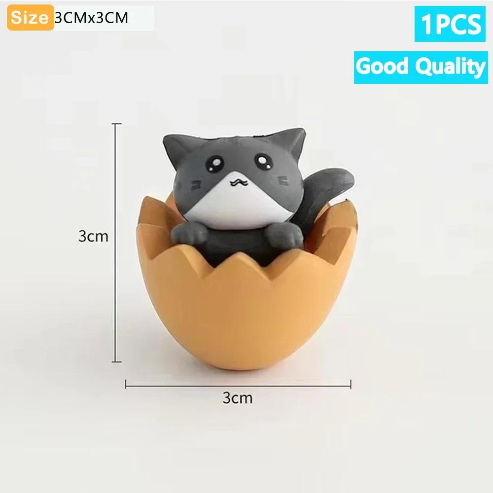 

Каваи 1-4 шт. Мини-фигурка кошки, садовое украшение, статуэтка котенка, домашний декор, подарок, украшение детской комнаты, игрушка, миниатюрные фигурки