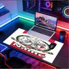 Custom Name Personalized Ajax Pattern Mousepad, Laptop PC Desk Mat, Decorative Desk Mat for Home Keyboard Pad Gift