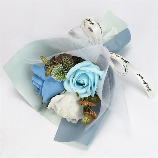 Seifen-Rosenblume, zarte, unverwelkte Seife, lebendige, langlebige Simulationsblumen