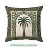 Pcs Vintage Exotic Palm Pattern Singlesided Printed Pillowcase Cushion Coversuitable For Living Roombedroomcar Decoration