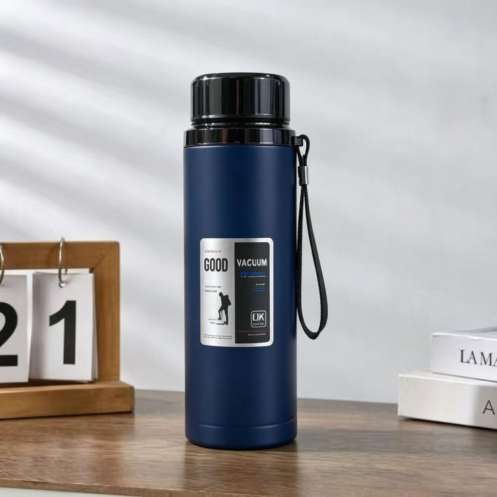 Stainless Steel Thermos Cup, Vacuum Thermal Insulation Water Cup, Car Portable Large-capacity Festival Gifts