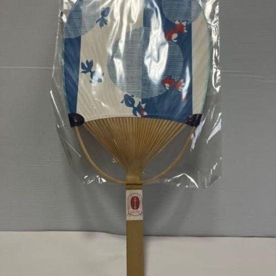 Japanese Pattern Uchiwa Fan 3-piece Set Bamboo Made Japan