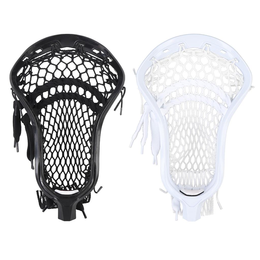 Lacrosse Schlägerkopf Trainingsausrüstung Nylon Bespannt Lacrosse Kopf Ersatz für Wettkampf Offens