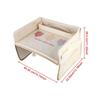 Car Dining Tray for Child Safety Seat – Foldable & Waterproof Cartoon Table with Storage, Car Seat Tray for Eating & Drawing