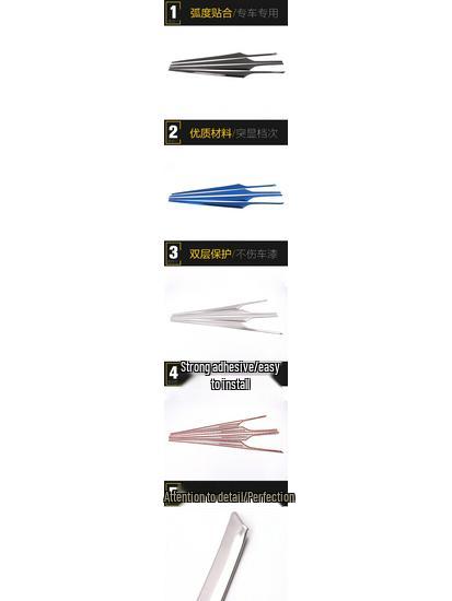 Compatible Trim Strip for Baojun 530 Door Panes - 2020 Model, Anti-Scratch Bright Edge Accessories