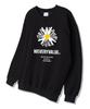 Wibelibellyu Oversized Terry Sweatshirt Black