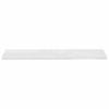 Floating Shelf High Gloss White 120 X 23.5 X 3.8 Cm MDF