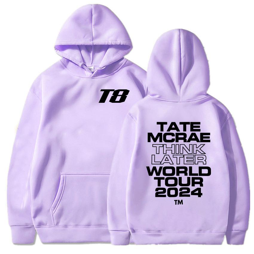 Es ist ok, ich bin ok, Tate McRae Hoodies T8 Think Later World Tour 2024 Sweatshirts Langarm Winter Herren Hoodie